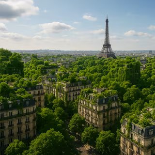 En 2050, Paris aura changé en profondeur. © AP avec IA ChatGPT